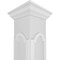Ekena Millwork Craftsman Classic Square Non-Tapered Paramount Fretwork Column w/ Crown Capital & Crown Base CC0810ENPMTCRCR - alternate 5